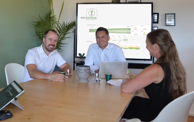 Persönliche Besprechung des Innovationsplanes mit dem Kunden